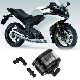 Brake Reservoir Cup, Motorcycle Oil Cup Cylinder Fluid Reservoir Tank Oil Cup Fits for ZX6 ZX9 ZX9R ZX6R ZX636R ZX6RR Z1000 ZX10R