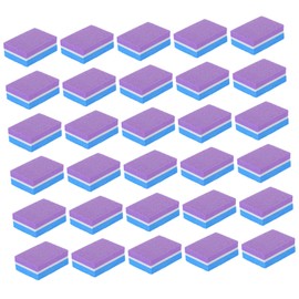 Mikinona 50pcs Nail Art Sponges Double Sided Nail File Blocks Sponge Manicure Art Tools for Women