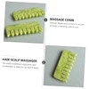 minkissy Pcs Practical Jade Massager Hair Scalp Massager Smooth Edges