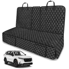 TAUYANG Dog Car Seat Cover for Back Seat Compatible with Honda CRV CR-V HRV HR-V Accessories, Waterproof Non-Slip Pet Bench Backseat Covers 2000-2025 2026 2027 New