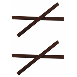 ExactFitt Replacement Ear Socks for Oakley Pitchman OX8050 OX8096 OX8105 OO9439 Tincup Glass Frames (Coffee - 2 Pairs)