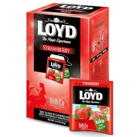 LOYD - HORECA Strawberry Tea - 20 Individually Packed Tea Bags, Aromatic Fruit Tea with Sweet Strawberry Note - Perfect for Catering, Hotel & Restaurant, Refreshing & Fruity - 40 g