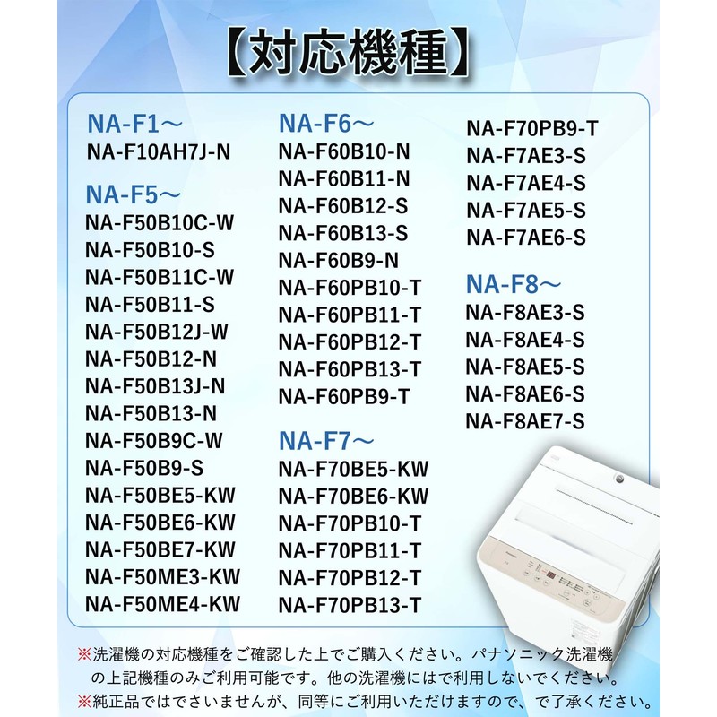 Panasonic AXW22A-9MB0 Lint Filter for Washing Machine, Compatible with Panasonic,