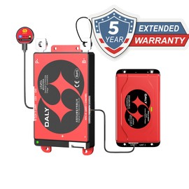 DALY BMS 12V 4S 100A Balance - 1A Active Cell Balancing BMS with Bluetooth WiFi Module Supports RS485 CAN for 12V LiFePO4 Battery Pack for RV trolling Motor Battery Portable Power Station