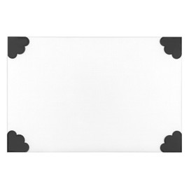 Non-Stick Craft Mat; Heat Resistant Media Surface Mat with Weighted Reinforced Corners for All Stamping, Ink Blending, Stenciling Scrapbooking Craft Projects (15.75x10.24inch)