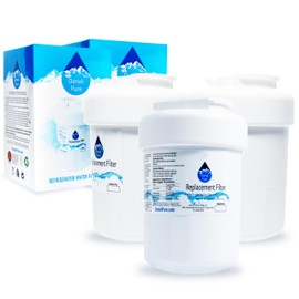 3-Pack Replacement for General Electric PSHS6MGZBESS Refrigerator Water Filter - Compatible with General Electric MWF, MWFP Fridge Water Filter Cartridge