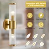 Linour Bathroom Light Fixtures - Gold Wall Sconce Wall Lighting