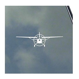 Cessna 180 Pilot Front Vinyl Sticker Decal Skywagon Bush Flying