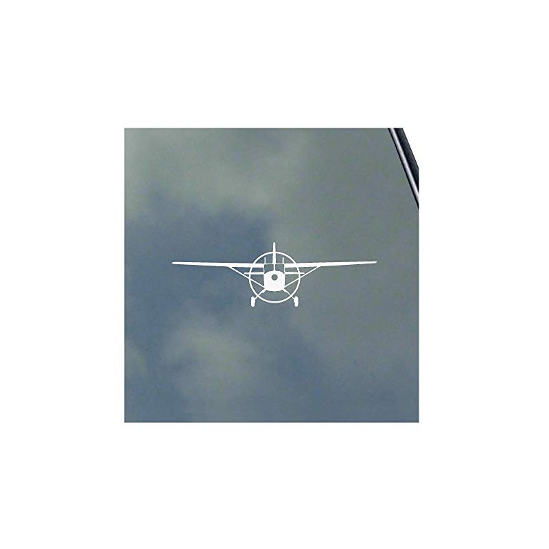 Cessna 180 Pilot Front Vinyl Sticker Decal Skywagon Bush Flying