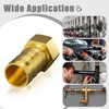 Atisite Brass Hose Nozzle 19 mm Barb x 3/4 Inch