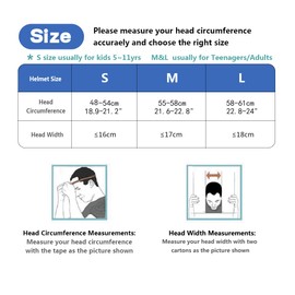 Skateboard/Skate Protection Set with Helmet-SymbolLife Helmet with 6pcs Elbow Knee Wrist Pads for Kids BMX/Skateboard/Cycling, for Head L (57-62cm) Black