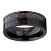 Metal Masters Co. Men's Tungsten Ring Wedding Band Real Deer