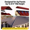 LCF Universal Vented Ridge Material for Metal Roofing 20 ft