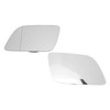 2PCS Side Heated Mirror Glass Left Right Fog Resistant Efficient
