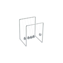 Small Silver Newtons Cradle