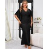 ZOMVA Plus Size Maxi Sparkly Dress Formal Evening Gown Cocktail