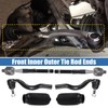 X AUTOHAUX 6pcs Front Inner Outer Tie Rod Ends Kit