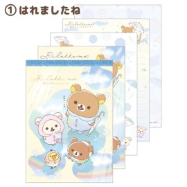 San-X Rilakkuma "Rainy To Sunny Days" Memo Pad A
