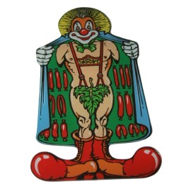 Williams Cyclone Pinball Machine Original 1988 NOS Plastic Promo Clown Flasher Williams