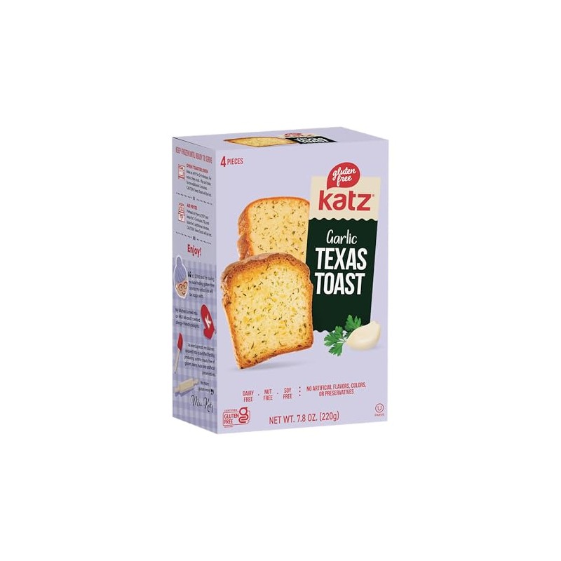 Katz Gluten Free Texas Toast, Dairy Free, Nut Free, Soy