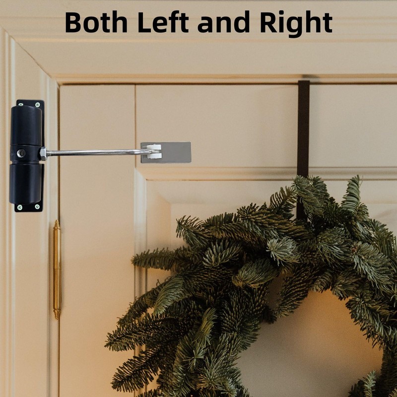 LSDWL Automatic Door Closer,Adjustable Safety Spring Self-Closing Mechanism for Interior,Bedroom