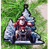 Generic Santa Claus ATV Four Wheeler Quad Ornament
