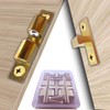 WakeTek Cabinet Brass Clasp Buckles with Screws, These Door Catchs're