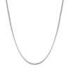 DonDon Men's Curb Chain Necklace Silver Stainless Steel Length 56