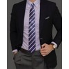 RunootPR - Corbata de microfibra para hombre, diseño clásico de