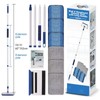 Qaestfy Baseboard Cleaner Tool with Handle, Wall Floor Mop with