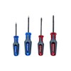 Crescent 4 Pc. Phillips/Slotted Co-Molded Diamond Tip Screwdriver Set -