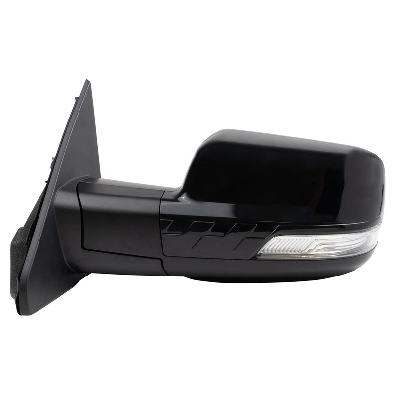 TRQ Driver Side Power Folding Mirror Heated Memory Smooth Black