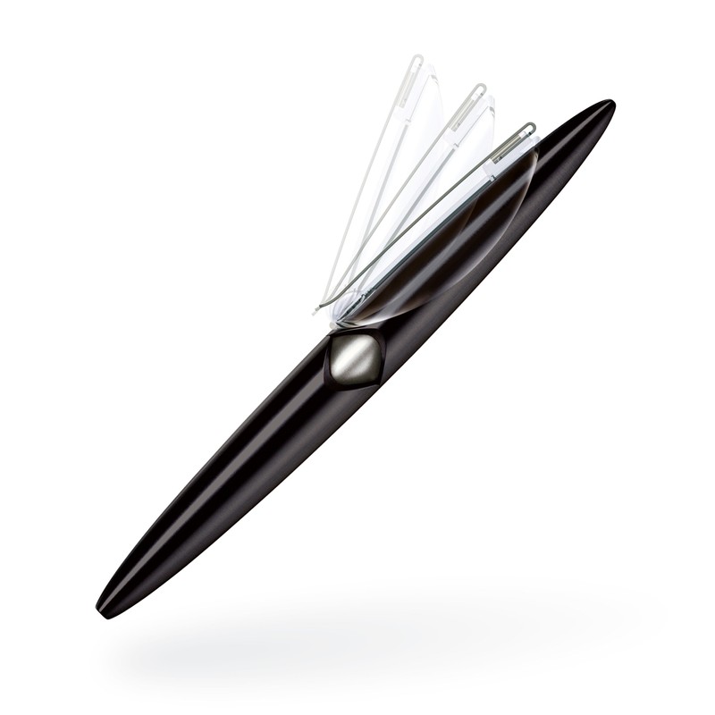 USUS Aluminium Magnetic Ballpoint Pen - Black