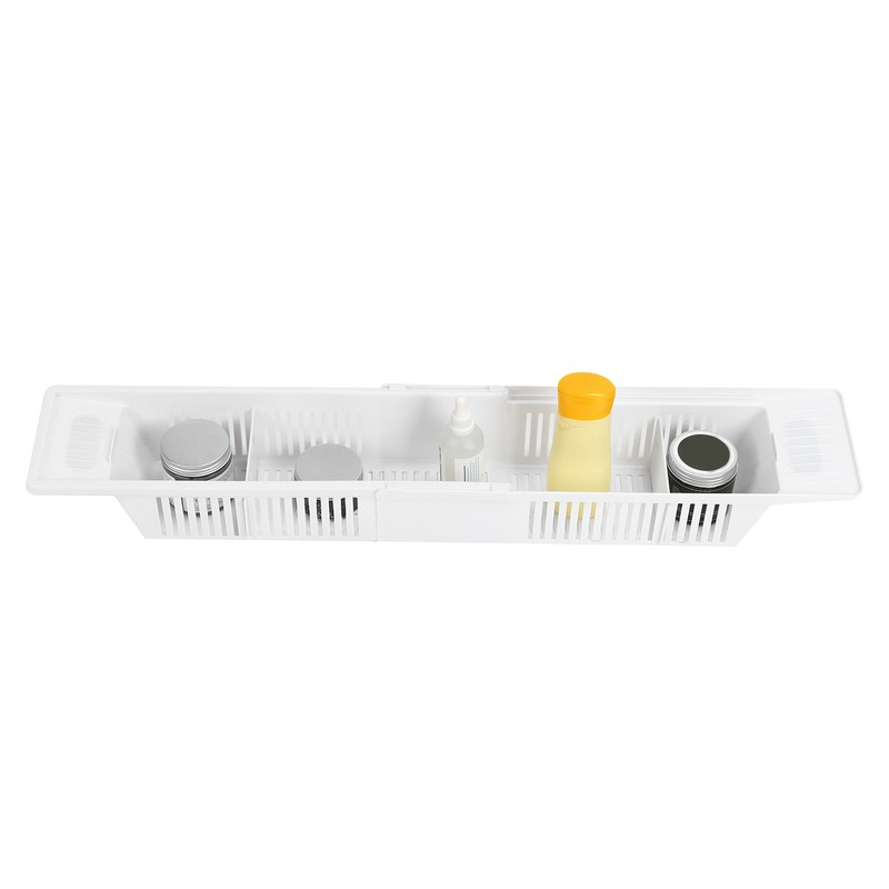 Storage Basket Retractable Bathtub Storage Rack for for Shampoo Shower