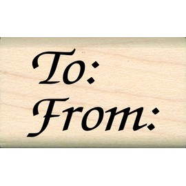 Stamps by Impression To: From: Rubber Stamp