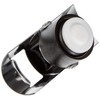 Fackelmann Champagne Stopper of Metal, Black/Silver, 5.5 x 3.5 x