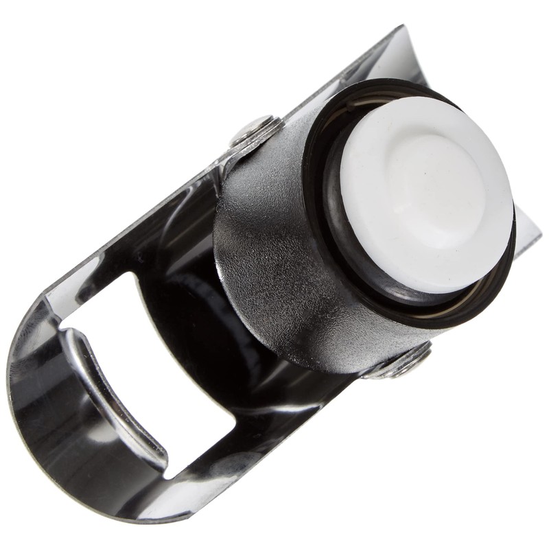 Fackelmann Champagne Stopper of Metal, Black/Silver, 5.5 x 3.5 x