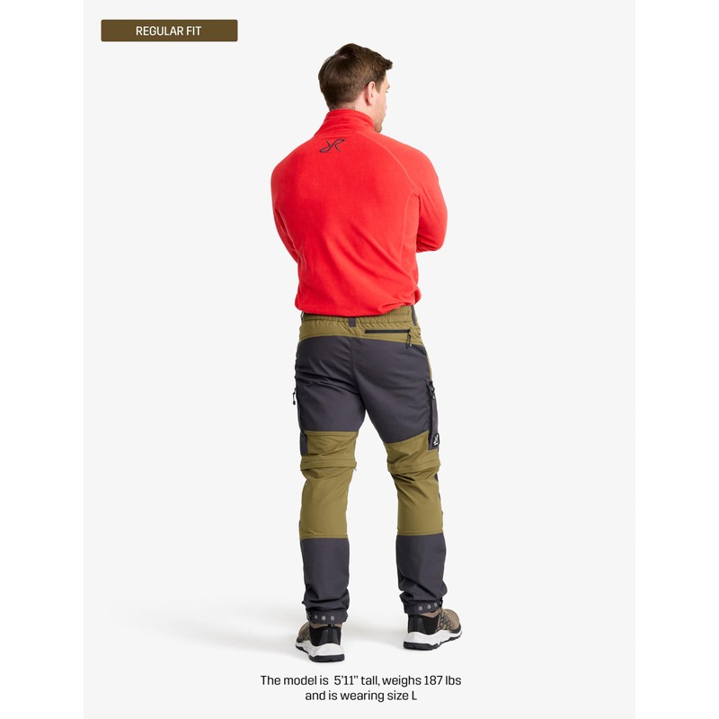 RevolutionRace RVRC GP Pro Zip Off Pants for Men, Durable