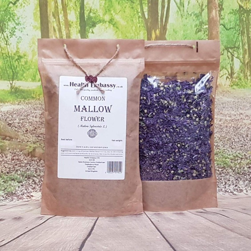 Health Embassy Common Mallow Flower Tea | Malva Sylvestris L