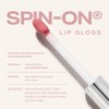 Woosh Beauty, Spin-On Lip Gloss, Hydrating Hyaluronic Acid & Shea