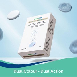 Boostab Retainer Cleaning Tablets – 60 Tablets 2 Months Supply - Sonic Spa Dual Action Dental Cleaning Tablets – Powerful Cleaning & Mint Freshness