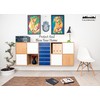TALISMAN4U Hamsa Wall Decor Home Blessing Jerusalem Blue Oriental Design