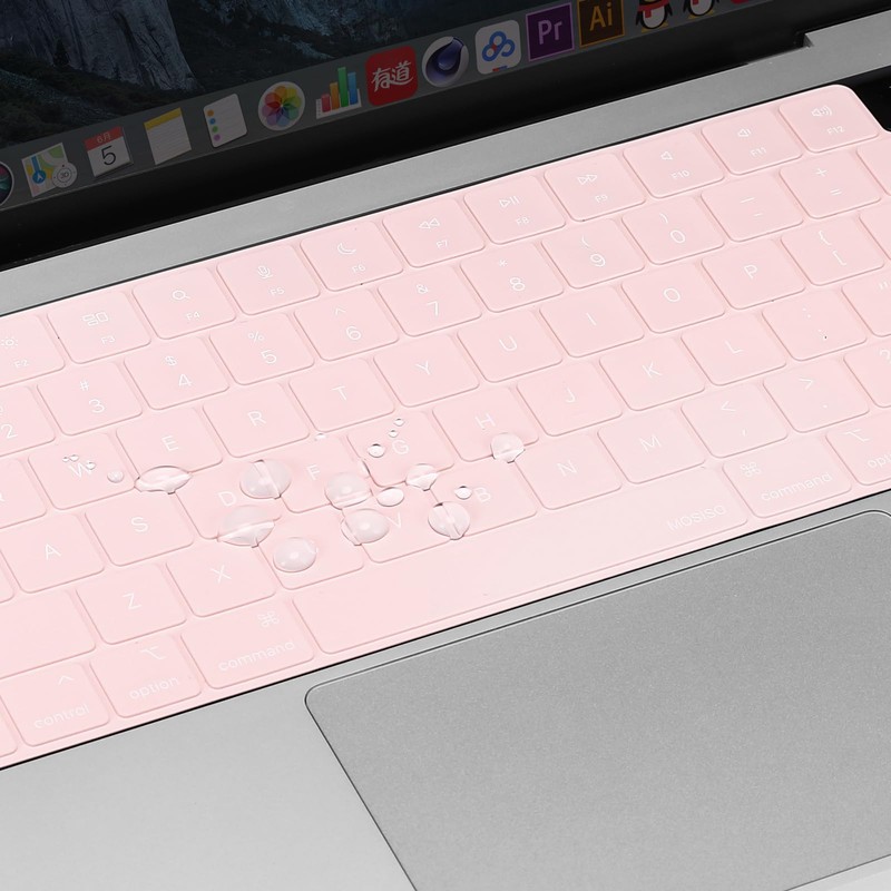 MOSISO Keyboard Cover with Solid Texture Compatible with MacBook Air