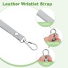 sourcing map Leather Wristlet Strap, 20cm/7.87" Long Keychain Hand Strap,