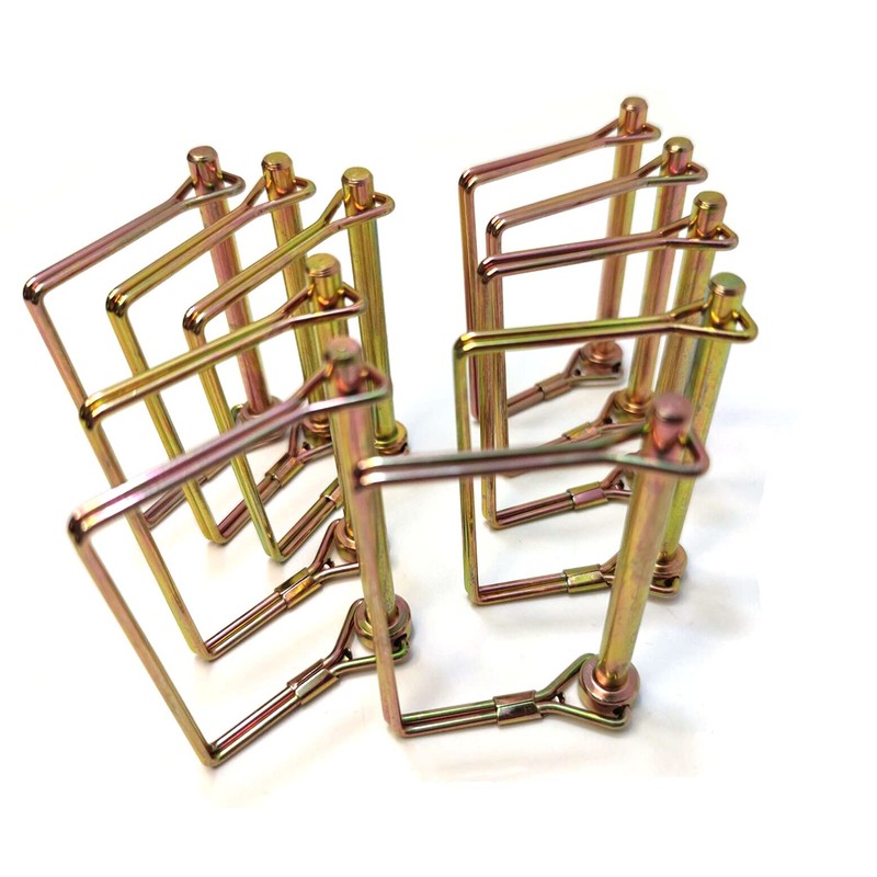 10 Pieces 1/4 Inch Wire Lock Pin, Trailer Coupler Pin,Hitch
