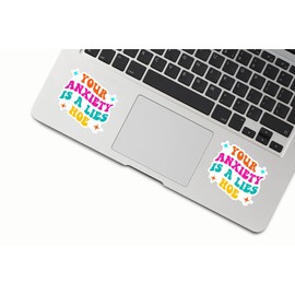 (3Pcs) Your Anxiety is A Lying Hoe Stickers - Serotonin Sticker - Mental Health Awareness Sticker - Motivational Stickers - Overstimulated - Anxiety - Therapy - Self Help Decal