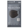 Mascode Non-woven Mask, Size L, Plain Black