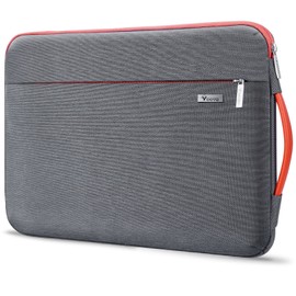 Voova 14 15 Inch Laptop Sleeve Case,360° Protective Computer Bag Cover Compatible with MacBook Pro14 M3/M2/M1,15 MacBook Air M2,15 Surface Laptop 5/4,14 HP Dell Acer Asus with Organizer Pocket, Grey