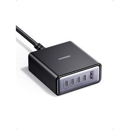 UGREEN 65W Cargador USB Tipo C GAN con 5 Puertos, Cargador de Escritorio