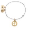 Alex and Ani Womens Initial F Charm Bangle